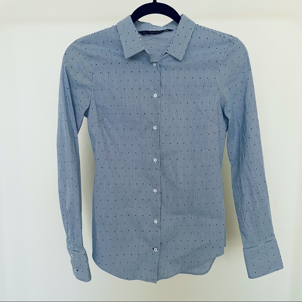Zara Basic Shirt, Size S - image 1